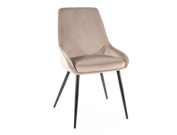 Jedálenská stolička COBE VELVET béžová