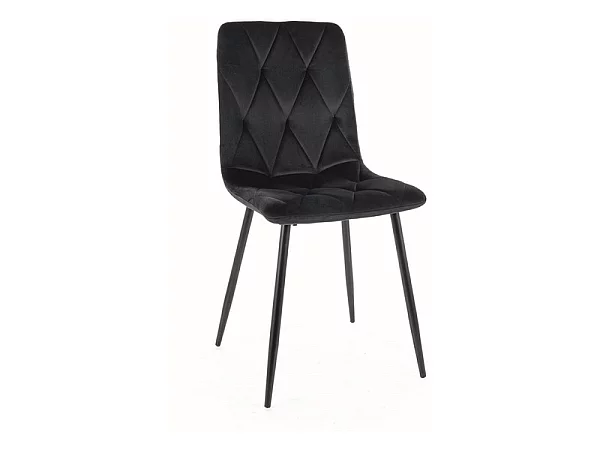 ŽIDLE TOM VELVET ČIERNÝ RÁM / ČIERNÁ MODŘ 19