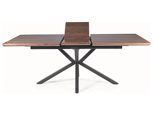 Rozkladací jedálenský stôl LOGAN160(200)x90 orech/čierny