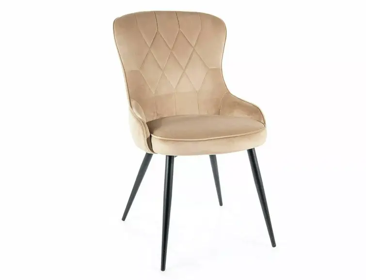 Jedálenská stolička LOTUS velvet bežová