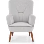 Relaxačné kreslo BISHOP svetlo sivé