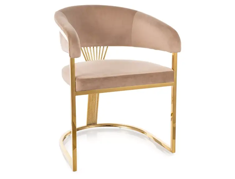Jedálenské kreslo Crown béžovej