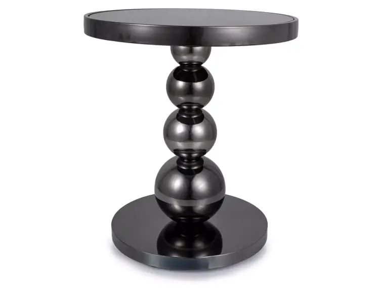 Konferenčný stolík RIMA Ø50 čierny