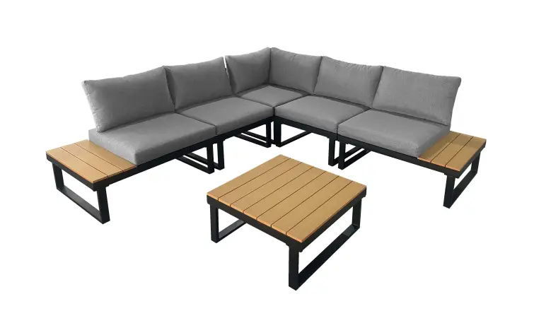 Variabilný záhradný set LISA šedý